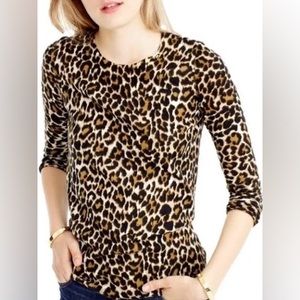 J Crew Tippi sweater in leopard size S